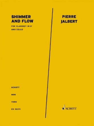 ED30291  Shimmer and flow for clarnet in Bb and violoncello Partitur und Stimmen