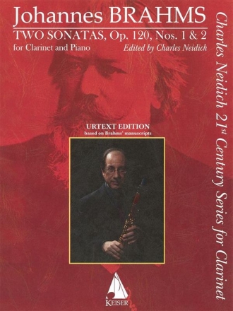 2 Sonatas, op. 120, No. 1 & 2 for clarinet and piano