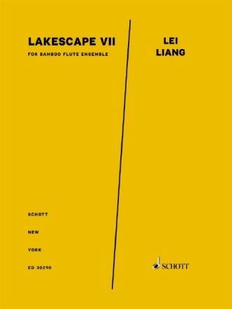 Lei Liang, Lakescape VIII for flute and vibraphone Spielpartitur