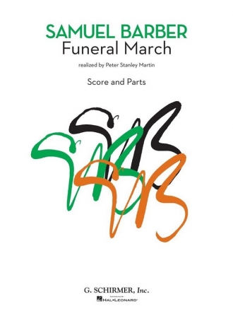 Samuel Barber, Funeral March Concert Band Partitur + Stimmen