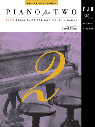 Carol Matz: Piano For Two - Book Three Piano Duet Instrumental Tutor