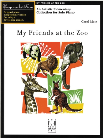 Carol Matz: My Friends At The Zoo Piano Solo Instrumental Album