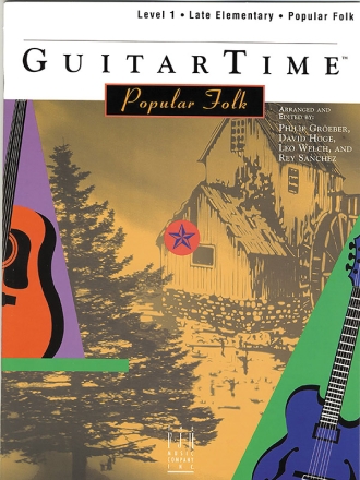 Guitartime Popular Folk: Level 1 - Pick Style Guitar Instrumental Album