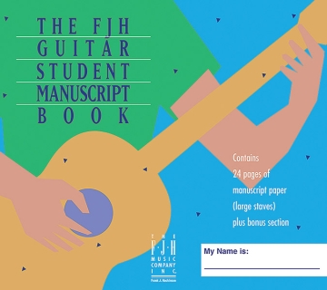 The Fjh Guitar Student Manuscript Book Guitar Instrumental Album