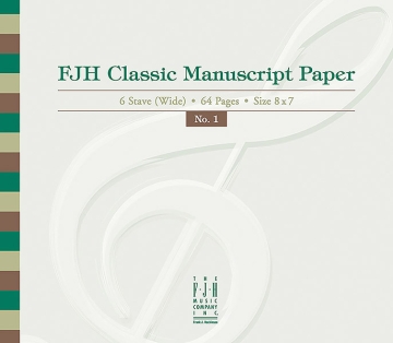 Edwin Mclean: Fjh Classic Manuscript Paper No. 1  Manuscript