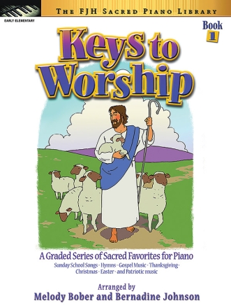 Melody Bober/Bernadine Johnson: Keys To Worship - Book 1 Piano Solo Instrumental Album