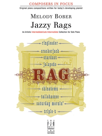 Melody Bober: Jazzy Rags Piano Instrumental Album