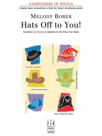 Melody Bober: Hats Off To You! Piano Duet Instrumental Album