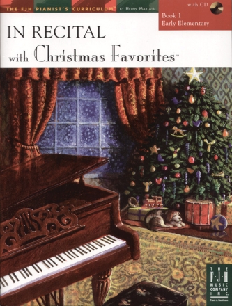 Recital Christmas Favorites Book 1 (Book And Cd) Piano Instrumental Album