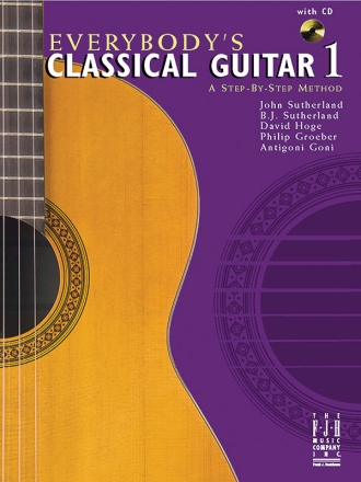 Everybody'S Classical Guitar 1 - A Step-By-Step Method Classical Guitar Instrumental Tutor