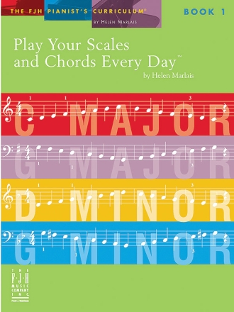 Helen Marlais: Play Your Scales And Chords Every Day - Book 1 Piano Instrumental Tutor