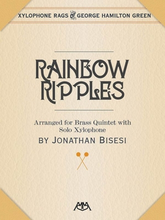 Rainbow Ripples for xylophone and brass quintet score and parts