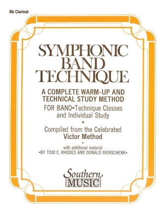 John Victor Symphonic Band Technique (Sbt) Clarinet Stimme