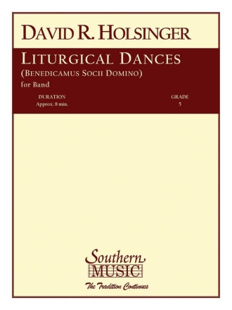 David Holsinger Liturgical Dances Concert Band Partitur + Stimmen