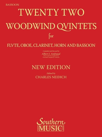 Twenty-Two (22) Woodwind Quintets Woodwind Quintet Stimme