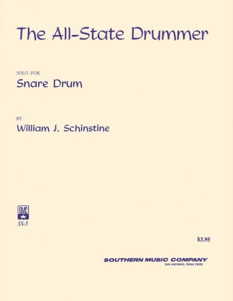 William J. Schinstine All State Drummer Snare Drum Buch