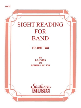 Billy Evans Sight Reading For Band, Bk. 2 (Srb2) Oboe Stimme