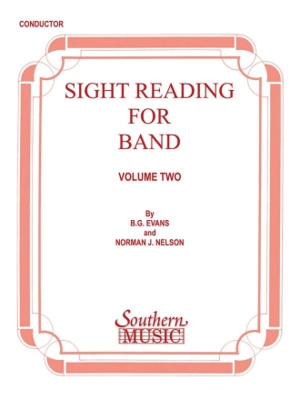 Billy Evans Sight Reading For Band, Bk. 2 (Srb2) Concert Band Partitur