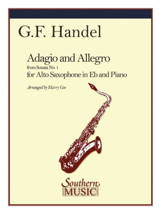 Georg Friedrich Hndel Adagio And Allegro Alto Saxophone Buch