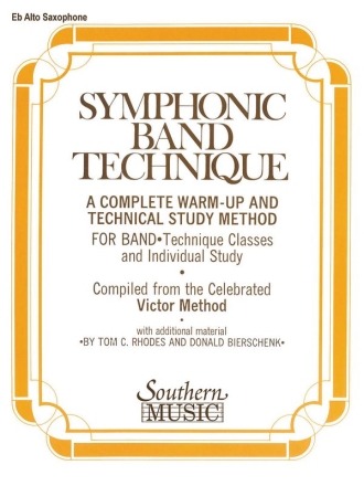 John Victor Symphonic Band Technique (Sbt) Alto Saxophone Stimme