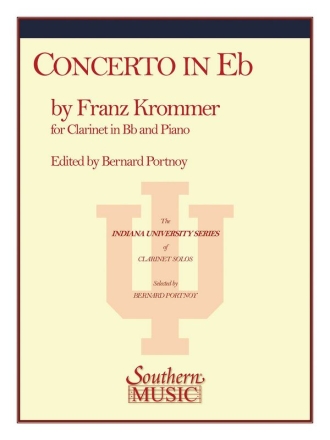 Franz Krommer Concerto In E Flat Op 36 Clarinet Buch