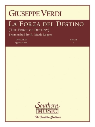 Giuseppe Verdi La Forza Del Destino Concert Band Partitur