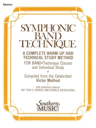 John Victor Symphonic Band Technique (Sbt) Fagott Stimme