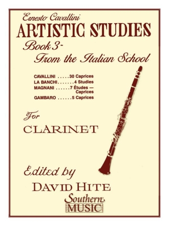 Artistic Studies vol.3 - From the Italian School for clarinet