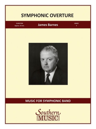 James Barnes Symphonic Overture Concert Band Partitur