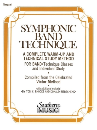 John Victor Symphonic Band Technique (Sbt) Timpani Stimme