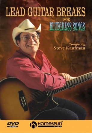 Steve Kaufman, Lead Guitar Breaks for Bluegrass Songs Gitarre DVD