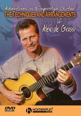 Alex De Grassi, Adventures In Fingerstyle Guitar Gitarre DVD