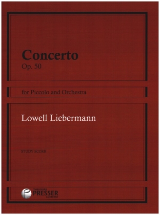 Concerto op.50 for piccolo and orchestra study score