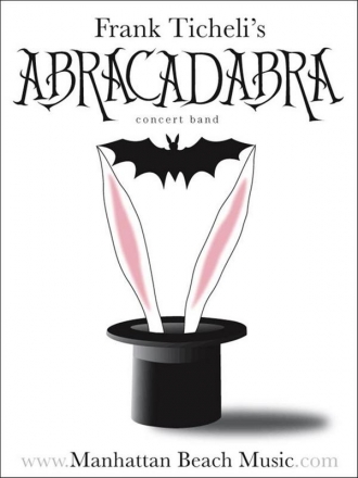 Abracadabra for concert band score and parts