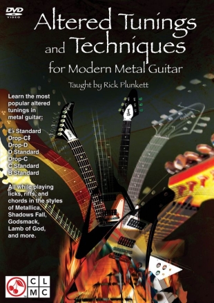 Alt. Tunings & Techniques for Modern Metal Guitar Gitarre DVD