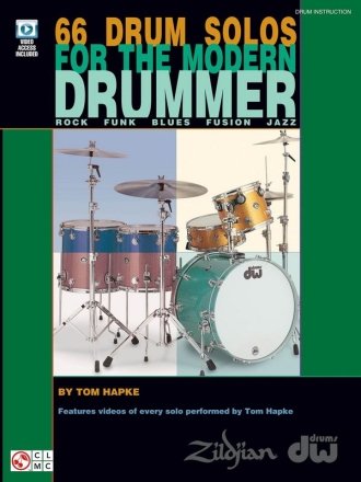 66 Drum Solos for the Modern Drummer (+Online Audio) for drums