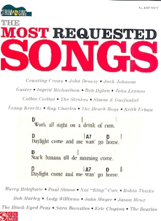 Strum and sing: the most requested songs songbook lyrics/chords/guitar boxes