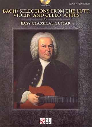 Selections from Lute, Violin and Cello Suites (+CD) for guitar/tab