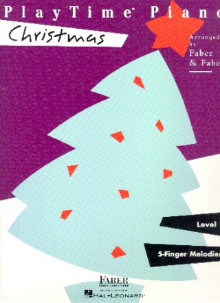 Playtime Piano - Christmas Level 1 for 5-finger piano (with lyrics) with teacher's accompaniment