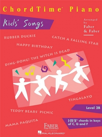 ChordTime Piano Kids' Songs Level 2B Klavier Buch