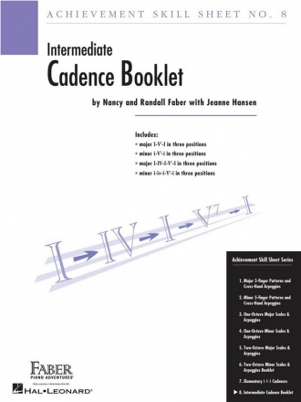 Faber/Weisman: Achievement Skill Sheet No. 8, Cadence Booklet Piano Instrumental Album