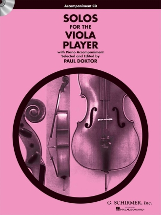 Solos For The Viola Player Viola und Klavier CD