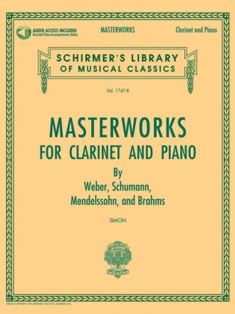 Masterworks (+Online Audio Access) for clarinet and piano