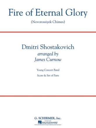 Dimitri Shostakovich, Fire of Eternal Glory Concert Band Partitur + Stimmen