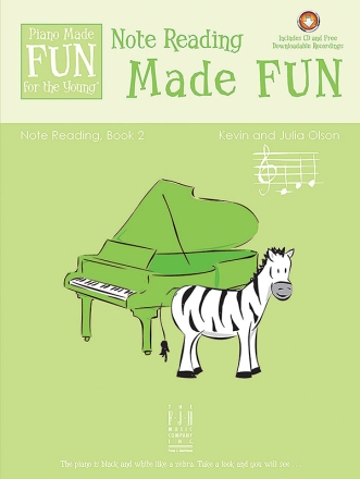 Kevin And Julia Olson: Note Reading Made Fun - Book 2 (Book/Cd) Piano Instrumental Tutor