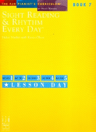 Sight Reading and Rhythm every Day vol.7 for piano