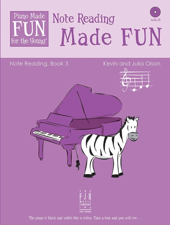 Kevin And Julia Olson: Note Reading Made Fun - Book 3 (Book/Cd) Piano Instrumental Tutor