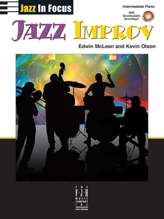 Mclean & Olson Jazz In Focus Jazz Improv Intermediate Pf Bk/Audio Piano Instrumental Tutor