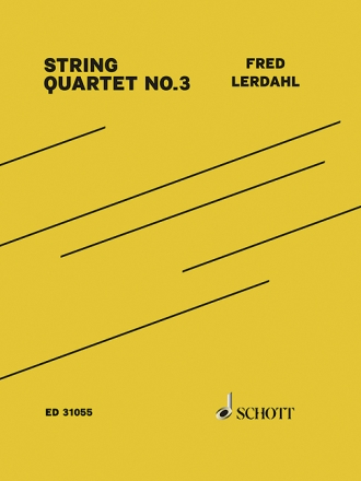 F. Lerdahl, String Quartet No.3 fr Streichquartett Partitur und Stimmen