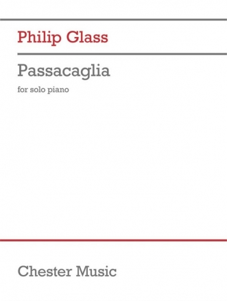 Passacaglia for solo piano